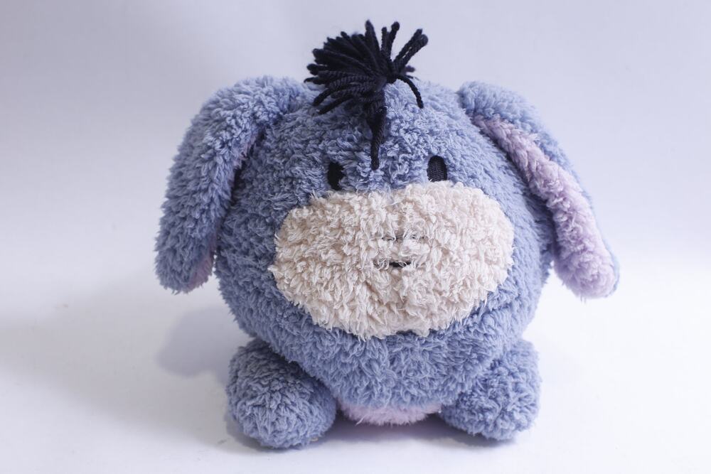 Disneyland, Eeyore, Donkey, Plush, 7", Winnie the Pooh, Cartoon Character